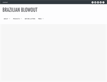 Tablet Screenshot of brazilianblowoutselect.com